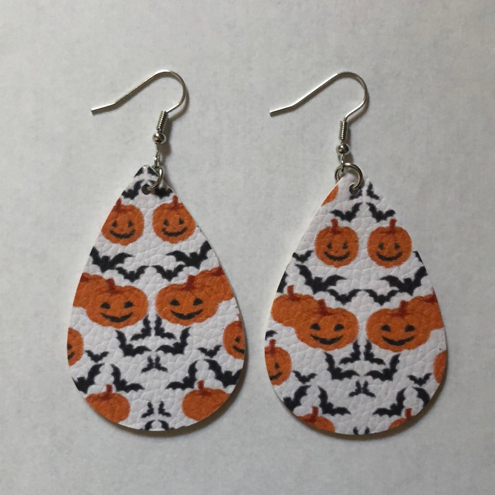 2 for $8 Earrings - Halloween Teardrop Dangle Earrings